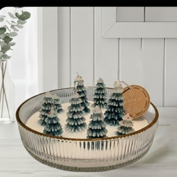 cupcakes & cashmere Other - NEW ASPEN Winter Forest Christmas Tree Candle
